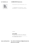 USER MANUAL - CAMBOARD Electronics