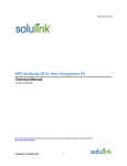 HRP-Antibody All-In-One Conjugation Kit Technical Manual