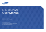 [ED32D/ED40D/ED46D/ED55D] User Manual