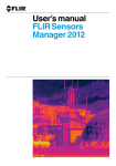 User`s manual FLIR Sensors Manager 2012