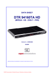 data sheet dtr 94160ta hd