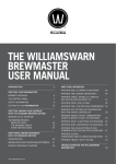 THE WILLIAMSWARN BREWMASTER USER MANUAL