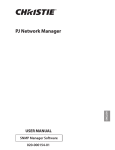 Christie PJ Network Manager User Manual