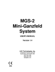 MGS-2 User`s Manual - LKC Technologies, Inc.