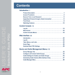 Switched Rack PDU Online Guide - Quantum Control Cluster at the