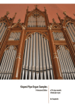 Kispest Pipe Organ Samples User Manual