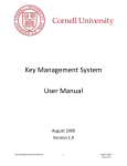 Key Management System User Manual
