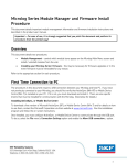 Microlog Series Module Manager and Firmware Install