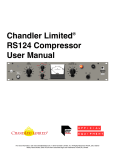 Chandler Limited® RS124 Compressor User Manual