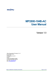 Manual Maipu Router MP2000 Series - User Manual