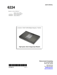 USER`S MANUAL - Measurement Computing