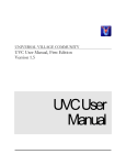 UVC Manual - Universal Village