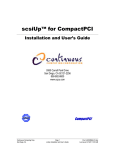 scsiUp Installation and User`s Guide