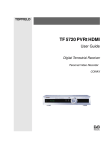 User guide for TF5720PVRtHDMI