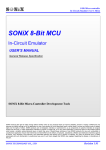 SONIX 8-BIT DEVELOPMENT TOOLS S8KC2 (ENGLISH)