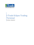 I-Trade Eclipse Trading Terminal
