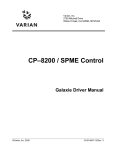 CP-8200 / SPME Control Galaxie Driver Manual