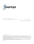 Journyx 8.9 User Manual - Journyx User Community