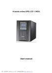 H1-3KS_L_ LCD user manual - sine wave inverter,online UPS