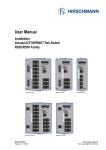 User Manual Installation Industrial ETHERNET Rail Switch RS20