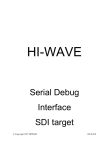 Manual HI-WAVE SDI Target Interface