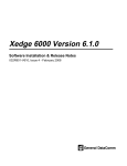 Xedge 6000 Version 6.1.0