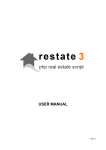 USER MANUAL - Real Estate Script