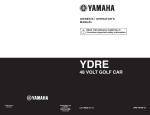 2013 YDRE Electric Car Owners Manual