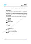 STEVAL-IFS001V1 evaluation kit with MEMS