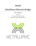 Xeta9 XetaWave Ethernet Bridge