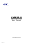 Expert 52 Manual