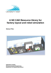 A NX CAD Resource library for factory layout and robot simulation
