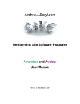 3. Amember User Manual - Andrew and Daryl Grant