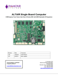 Altair User Manual - Diamond Systems Corporation