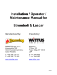 Installation / Operator / Maintenance Manual for Stromboli