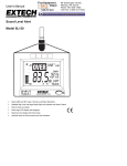 User`s Manual Sound Level Alert Model SL130