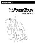 User Manual - Performance Bike