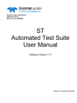ST Automated Test Suite User Manual