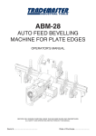 ABM28 User Manual.indd - Industrial Tool and Machinery Sales