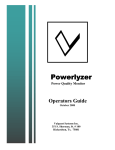 PowerLyzer Operator Manual