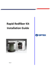 Rapid Redfiber Installation Short Form Guide July