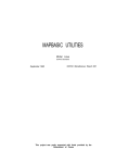 MAPBASIC utilities, September 1995