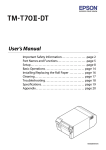 TM-T70II-DT User`s Manual - Epson America, Inc.