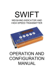 OPERATION AND CONFIGURATION MANUAL