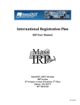 IRP User Manual - Registry of Motor Vehicles