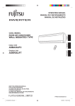 OPERATING MANUAL - fujitsu general