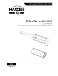 Narrow Web Leaf Shaft User Manual: Tidland
