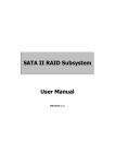SATA II RAID Subsystem User Manual