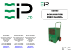 ECO60 DEHUMIDIFIER USER MANUAL