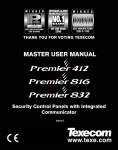 MASTER USER MANUAL - Intelligent Security & Fire Ltd